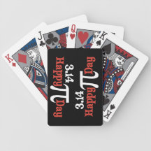 Happy Pi Day 3.14 - March 14th Bicycle Poker Cards