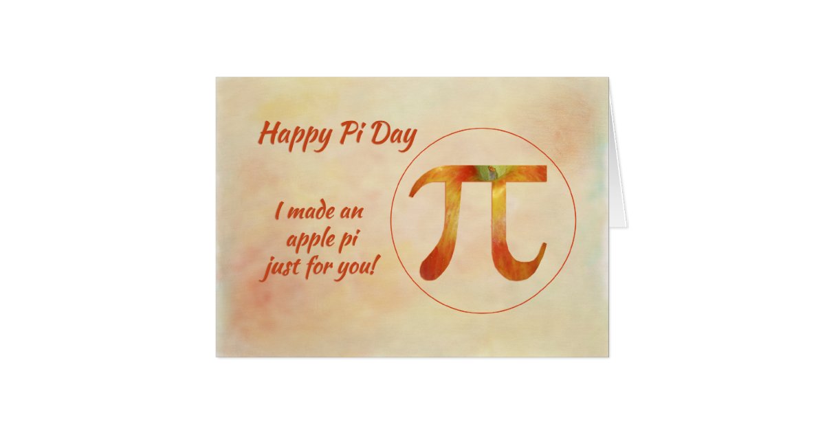Happy Pi Day (Birthday) Card Zazzle
