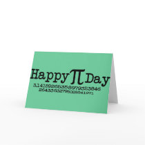 Happy Pi Day Greeting Cards