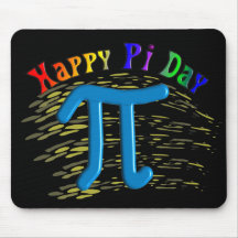 Happy Pi Day Gifts, Unique Embossed Design Mousepads