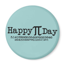Happy Pi Day Magnet