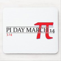 Happy Pi Day March 14 Mouse Pads