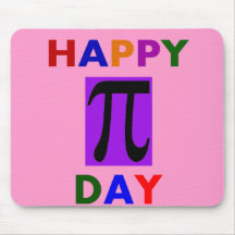 HAPPY PI DAY MOUSE PADS