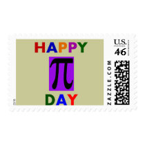 HAPPY PI DAY STAMP