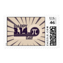 Happy Pi Day Postage Stamp