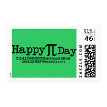 Happy Pi Day Stamp
