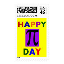 HAPPY PI DAY POSTAGE