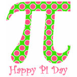 Happy Pi Day Retro Pink and Green t-shirts