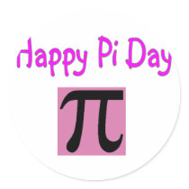 Happy Pi Day stickers by gailg1957 Happy Pi Day stickers