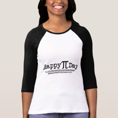 Happy Pi Day Tee Shirts