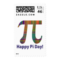 Happy Pi Day Tees and Gifts Postage Stamp