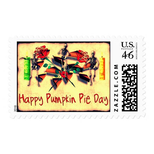Happy Pie Day Postage Stamps