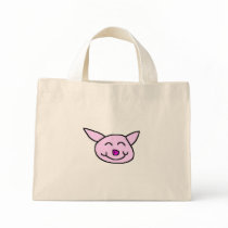 Happy Pig Canvas Bags