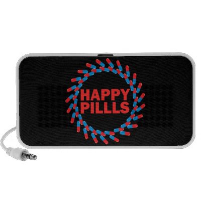 Happy Pills Speakers Zazzle_doodle Happy Pills Speakers Zazzle_doodle
