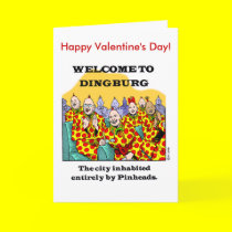Happy Pinhead Valentine's Day! cards