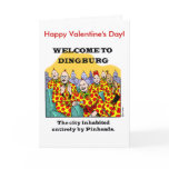 Happy Pinhead Valentine's Day! Greeting Cards