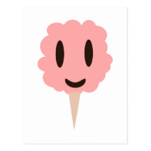 Happy Pink Cotton candy Postcards