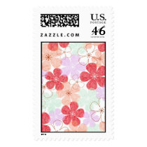 Happy Pink Garden Stamp