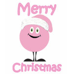 Happy pink ornaments wishing you merry christmas t-shirts