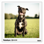 Happy Pit Bull Wall Decal