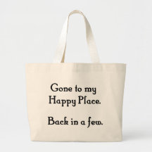 Happy Place Canvas Bag