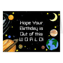Happy Planets and Space Cards
