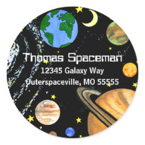 Happy Planets and Space stickers