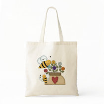 happy pollination canvas bags