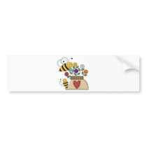 happy pollination bumper sticker