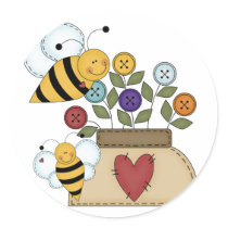 happy pollination sticker