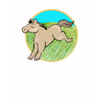 Happy Pony dark v-neck tee t-shirts