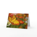 Happy Poppy Thank You Card card