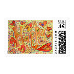 Happy Postage Stamp