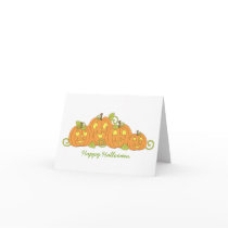 Happy Pumpkin Family cards