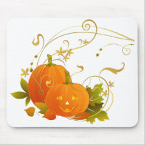 Happy Pumpkins mousepads by Zenyaris Happy Pumpkins mousepads