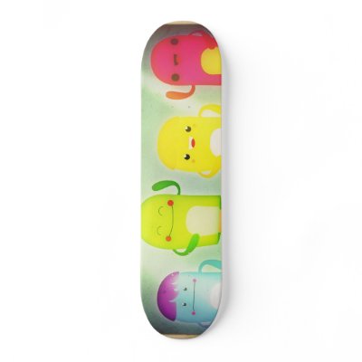 Happy Puppets Skateboards by romandacosta