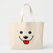 Happy Puppy Face Bag