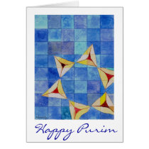 Happy Purim Card cards