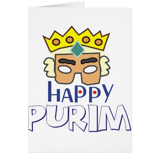 Happy Purim Greeting Card | Zazzle