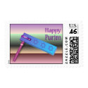 Happy Purim Postage Stamp stamp