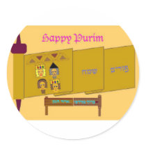 Happy Purim Stickers