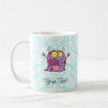 Happy Purple Monster; Cute Mug