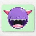 Happy Purple Monster Mousepad