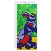 Happy Rabbit by Piliero rack cards by piliero Happy Rabbit by Piliero rack cards