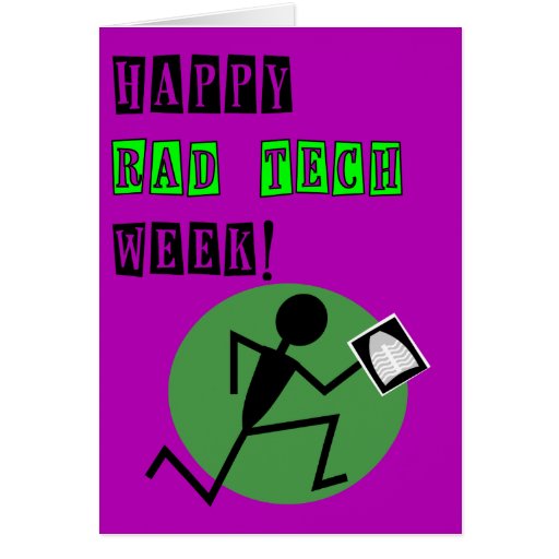 Happy Rad Tech Week Cards Zazzle