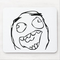 Happy Rage Face Mousepads
