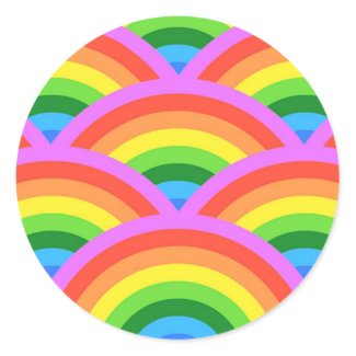 Happy Rainbow Sticker sticker