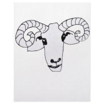 happy ram letterhead design