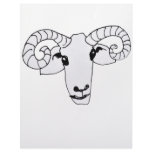 happy ram letterhead design