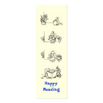 Happy Reading Bookmark Business Card